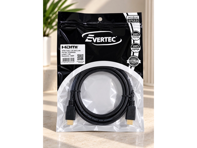 CABLE HDMI 1.8M EVERTEC