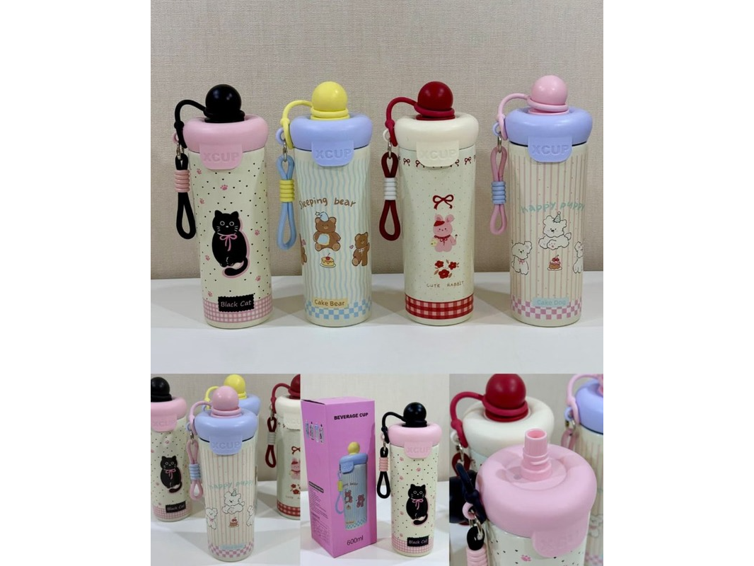 BOTELLA TERMICA CON DISEÑO CUTE / D263+008