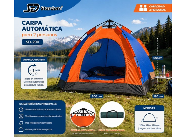 CARPA AUTOMATICA PARA 2 PERSONAS - SD 290