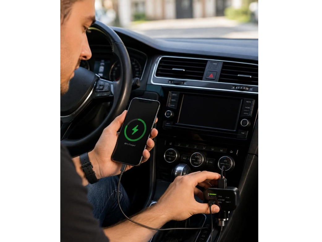 CARGADOR PARA AUTO 5 EN 1 / M4