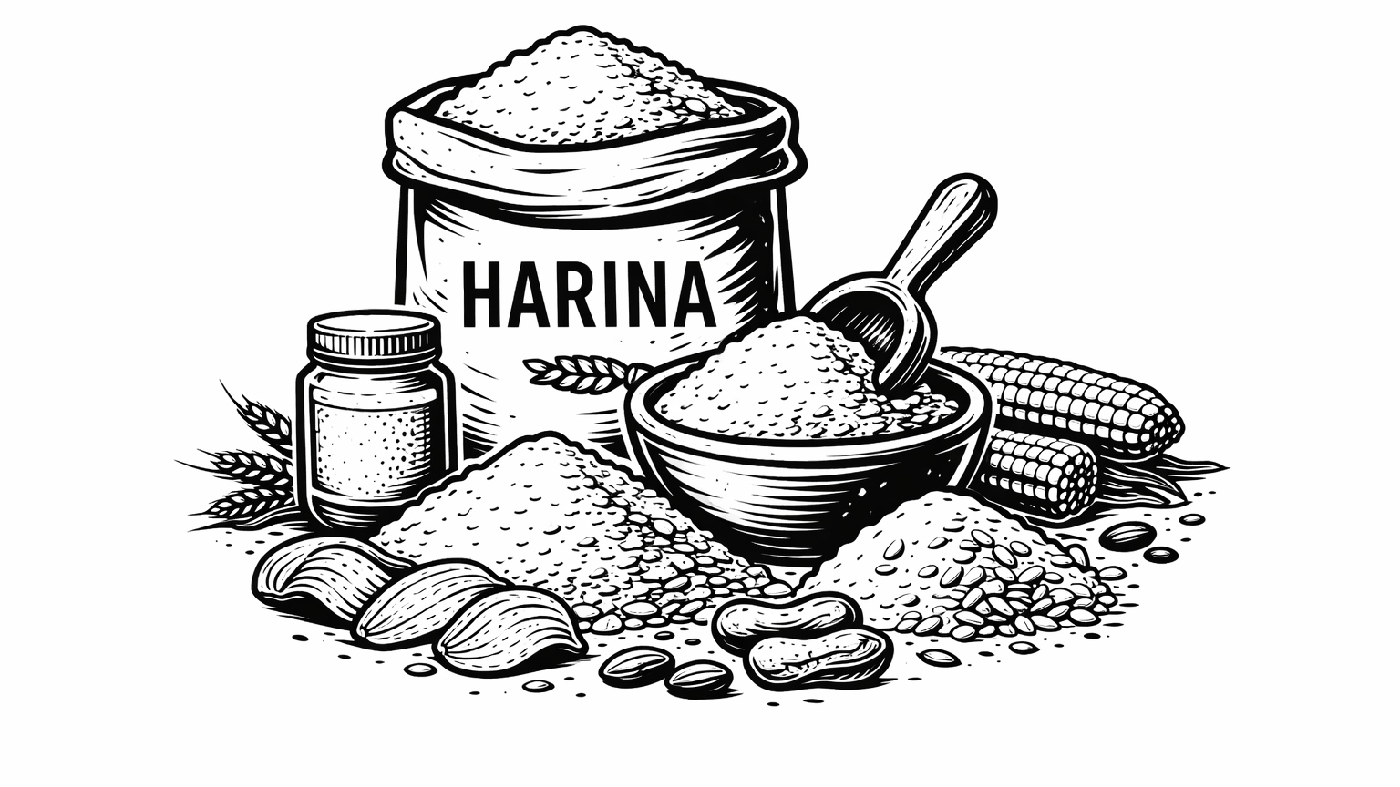 Variedades de harinas