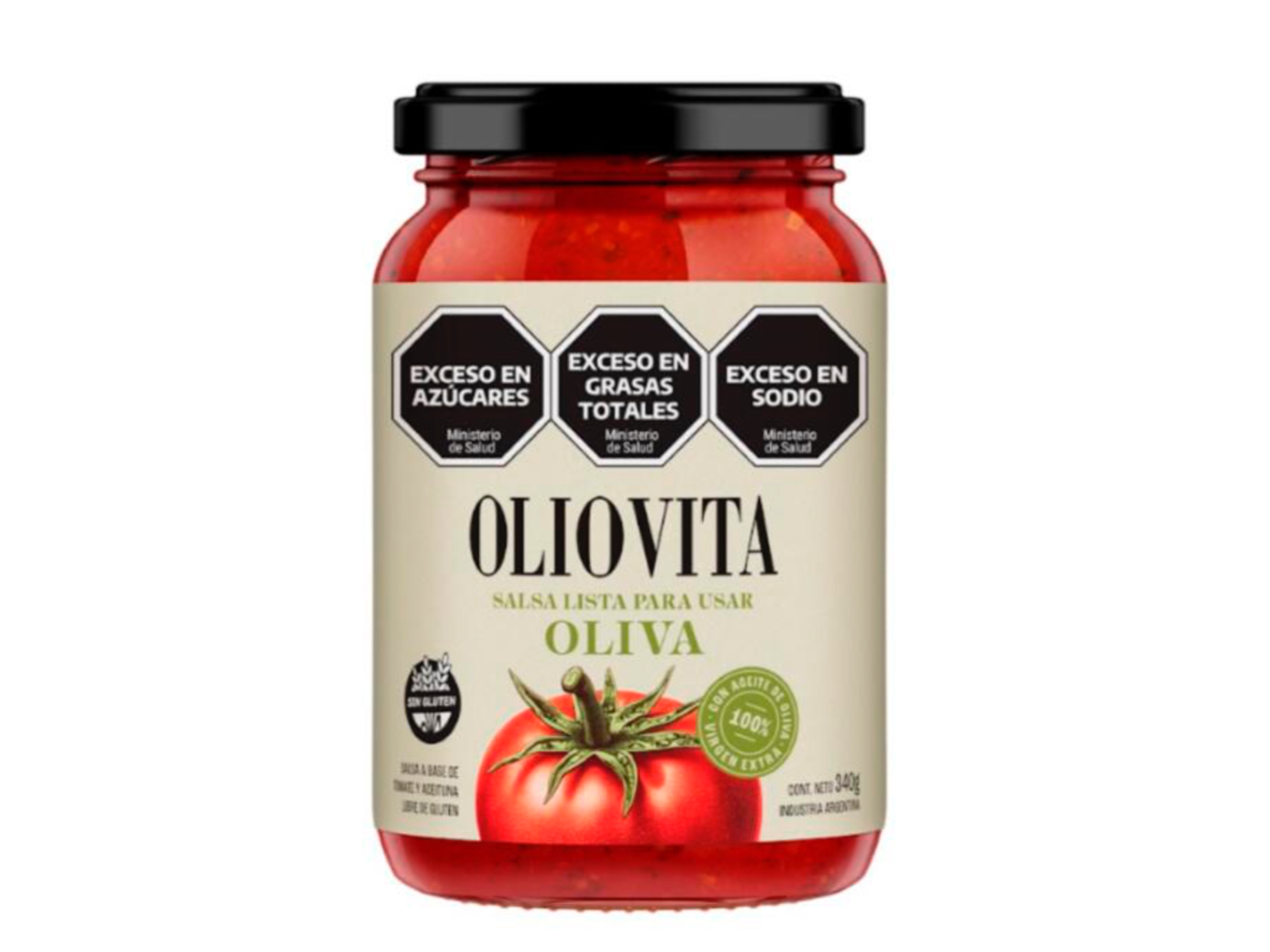 Salsa Oliva a base de Tomate y Aceituna x 340g - Oliovita