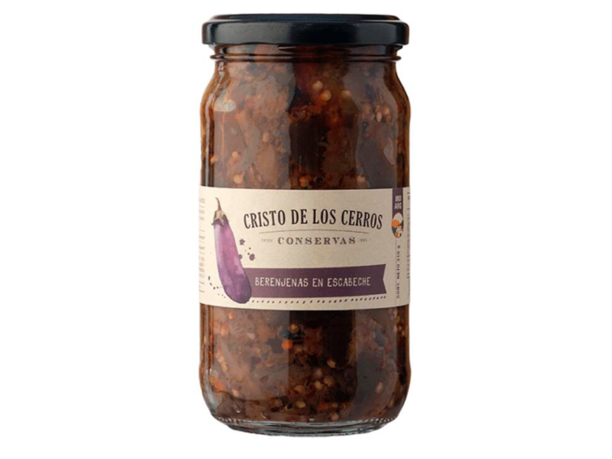 Berenjenas en Escabeche x 310g - Cristo de los Cerros