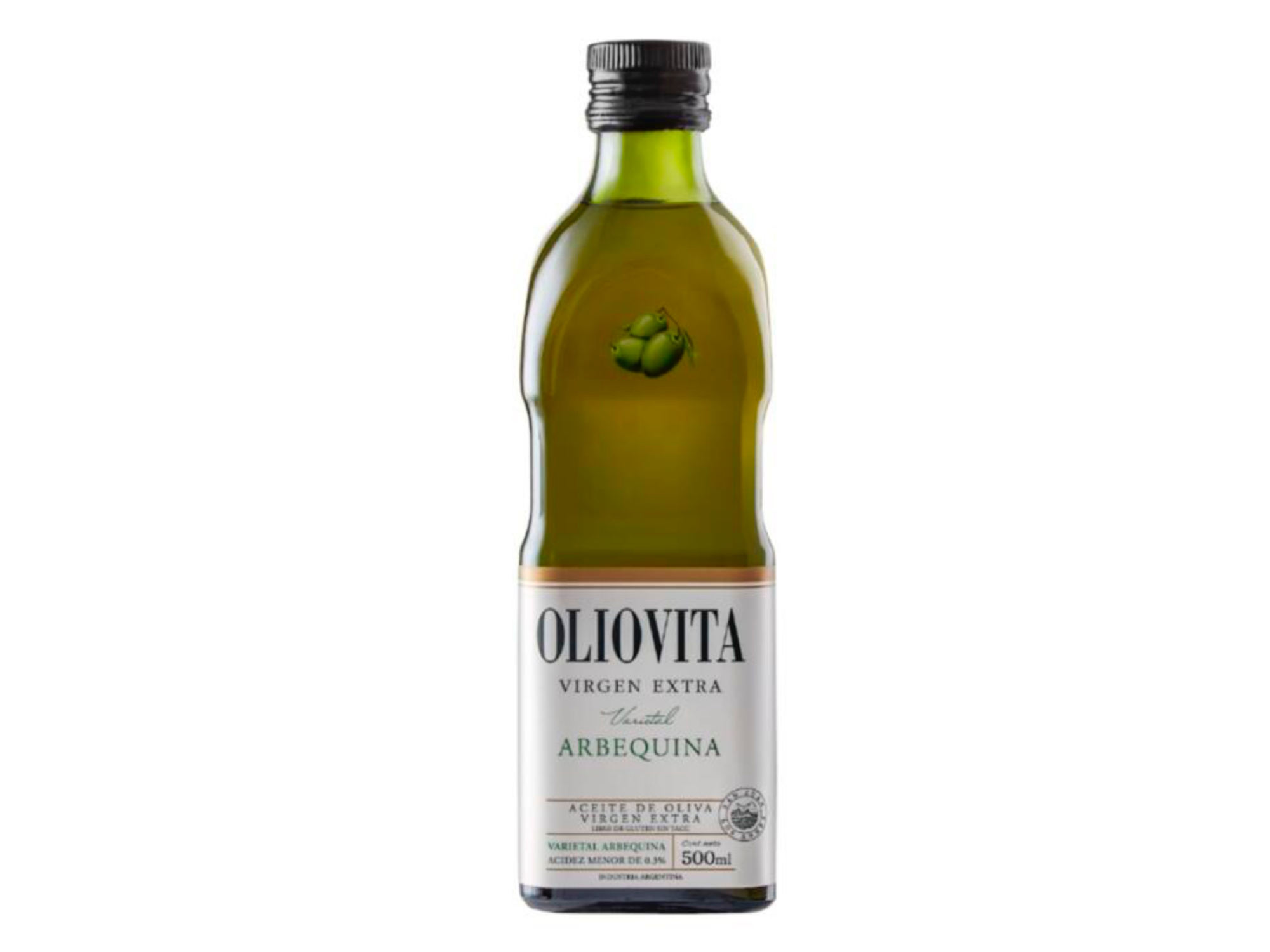 Aceite de Oliva Virgen Extra Varietal Arbequina botella vidrio x 500ml - Oliovita