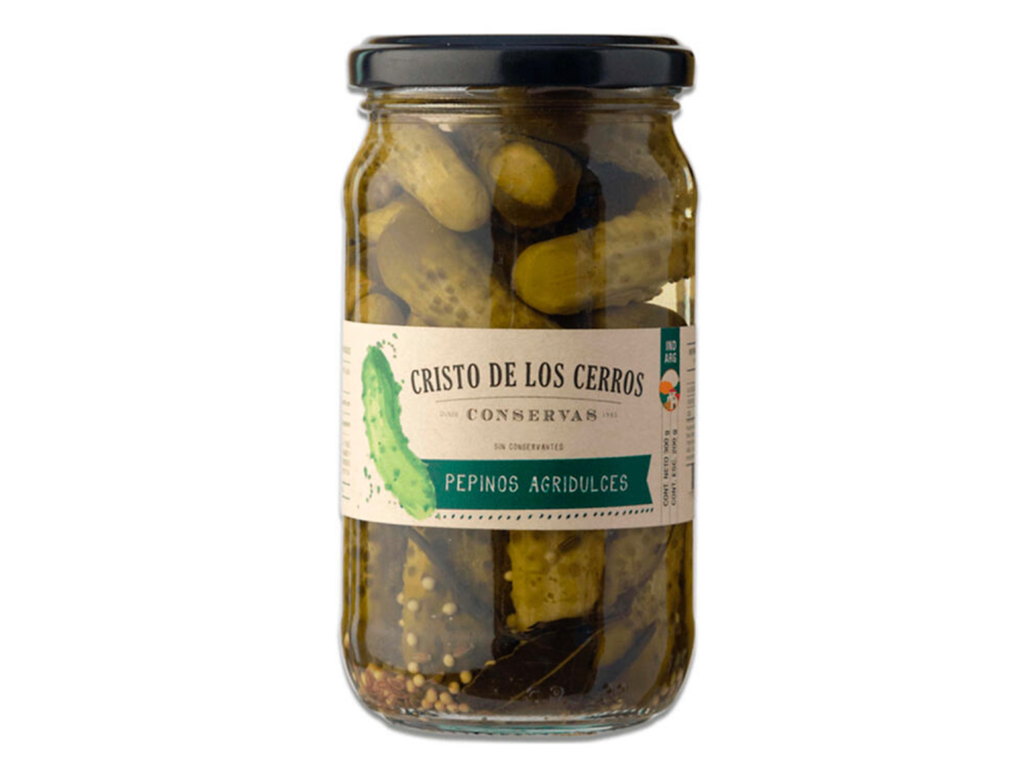 Pepinos Agridulces x 300g - Cristo de los Cerros