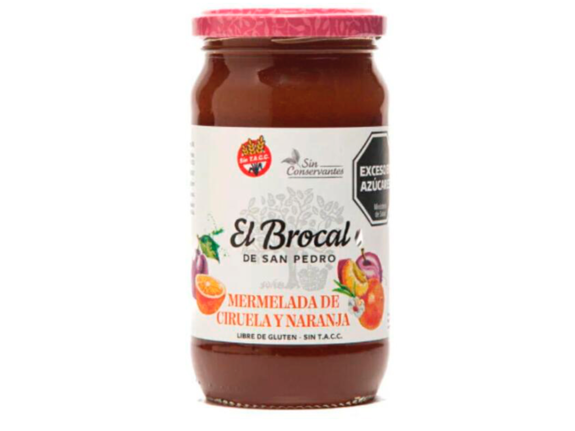 Mermelada de Ciruela y Naranja x 420g - El Brocal