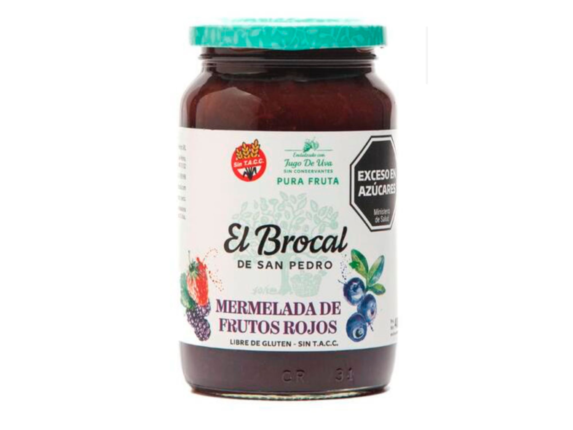 Mermelada de Frutos Rojos Light x 400g - El Brocal