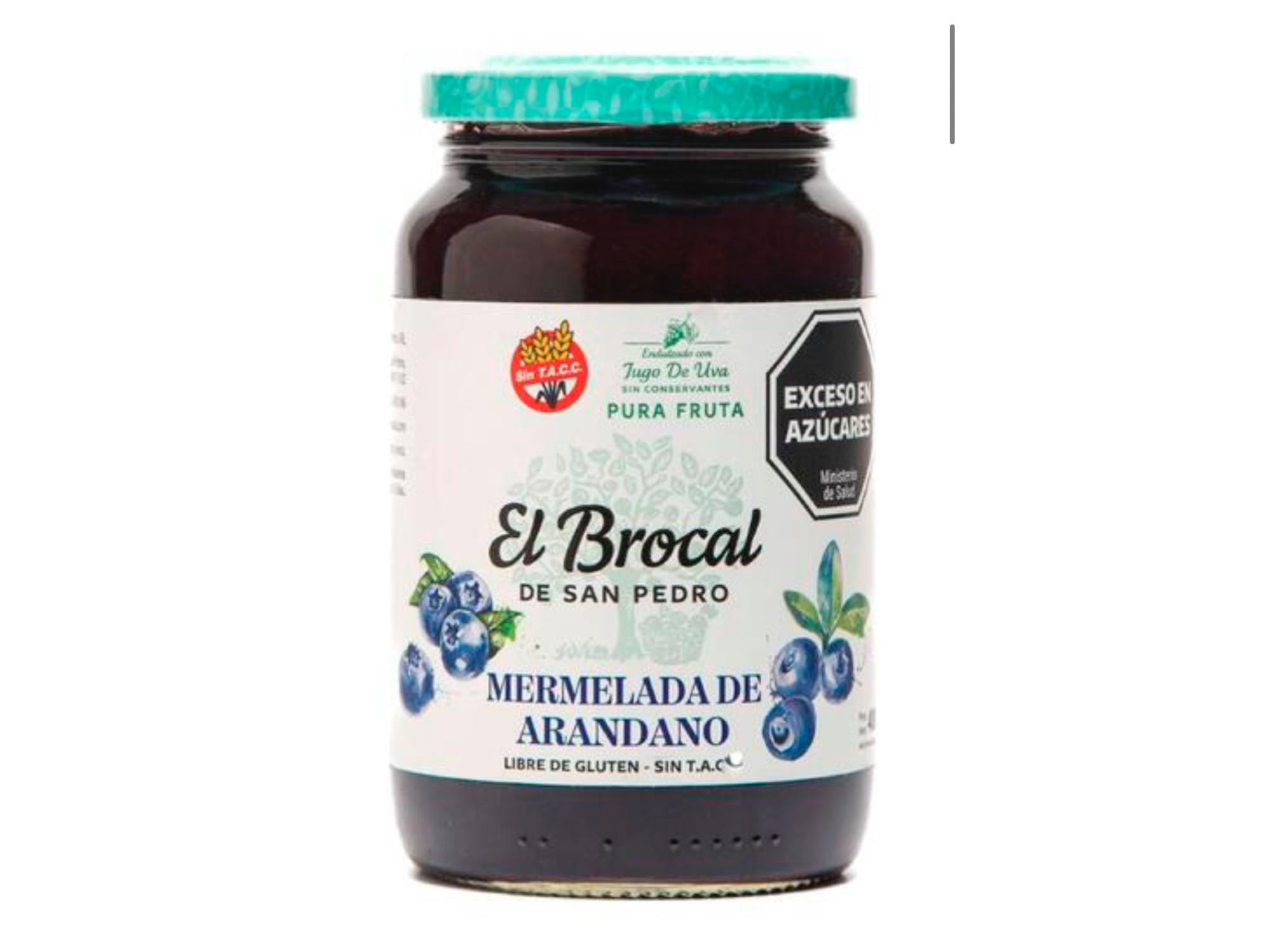 Mermelada de Arandanos Light x 400g - El Brocal
