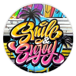 Logo Smile And Enjoy Pizza