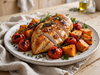 PECHUGA DE POLLO DE CAMPO CON TOMATE Y ZAPALLO CAMOTE