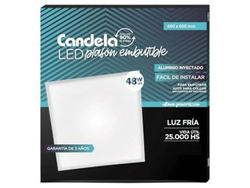 Plafón 48w 60x60 candela luz fria