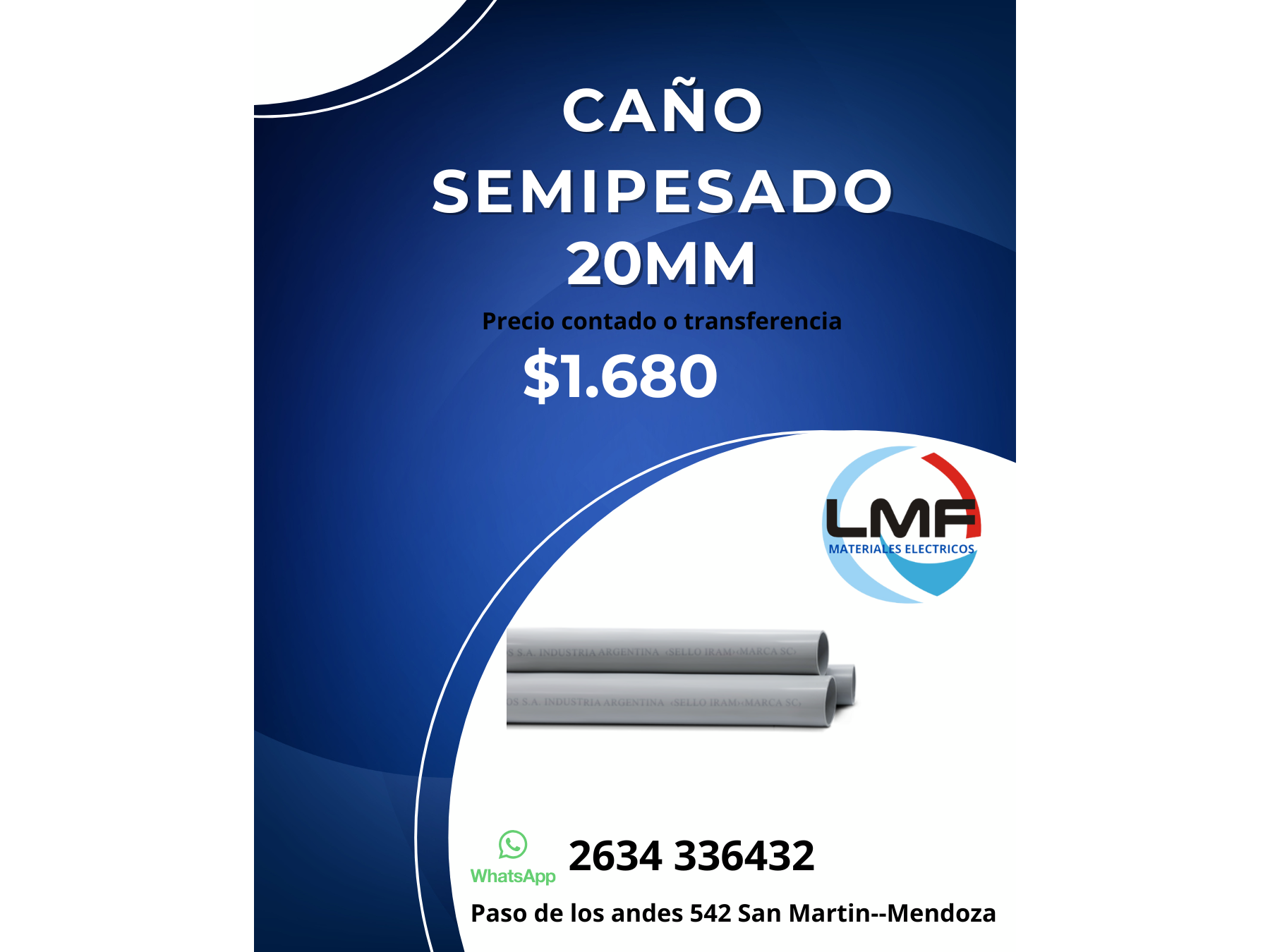 OFERTA CAÑOS SEMIPESADOS