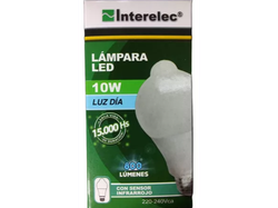 Lámpara Led SENSOR DE MOVIMIENTO INTERELEC