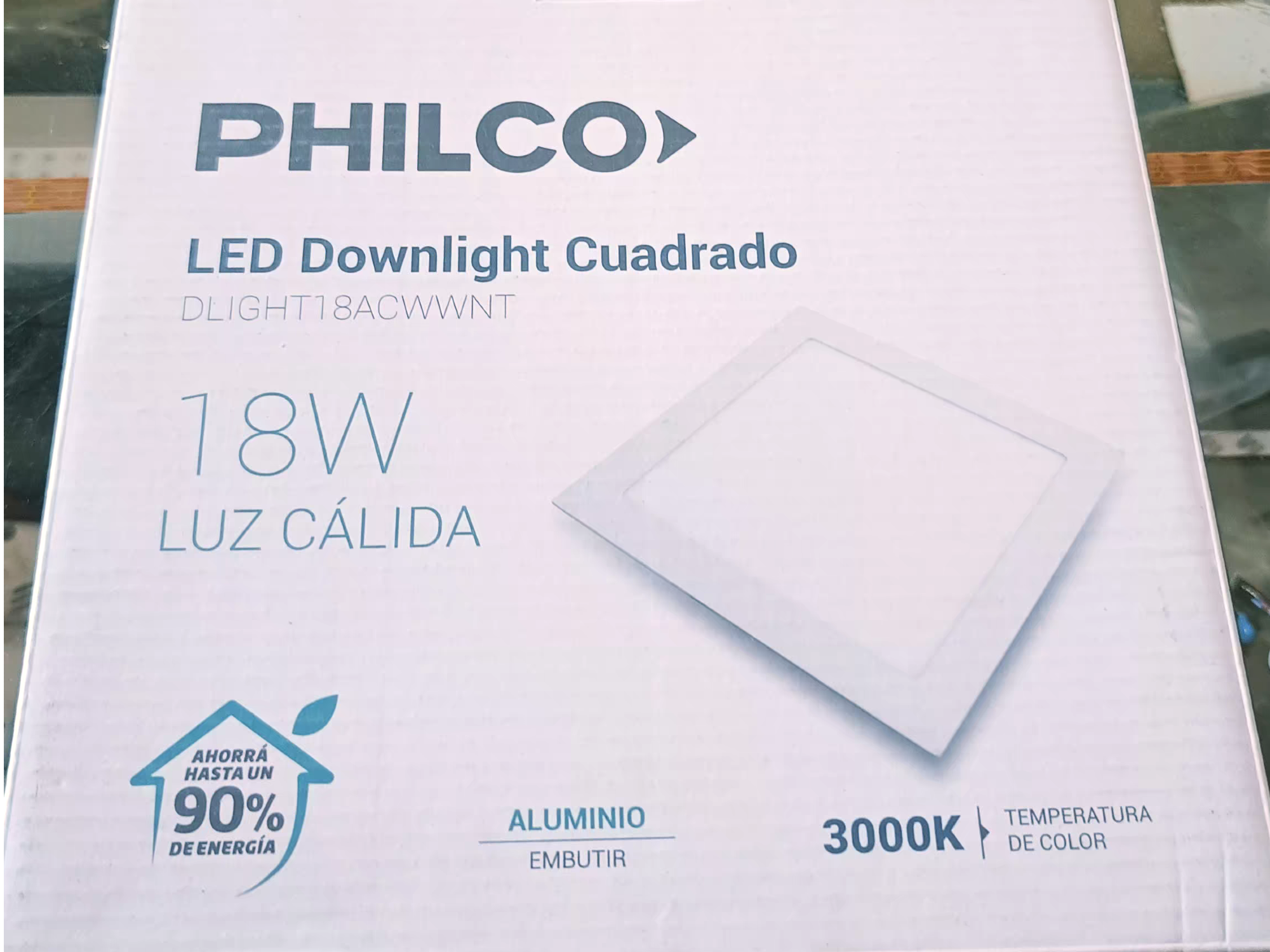 Plafón 18w Philco Luz Calida