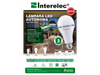 Lampara Led Autonoma Emergencia 12w Fria 4hs Litio Interelec