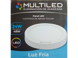 Plafón 24w Multiled Luz Fria