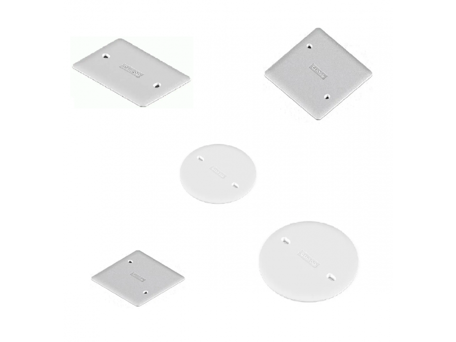 Tapas para cajas plásticas y metálicas