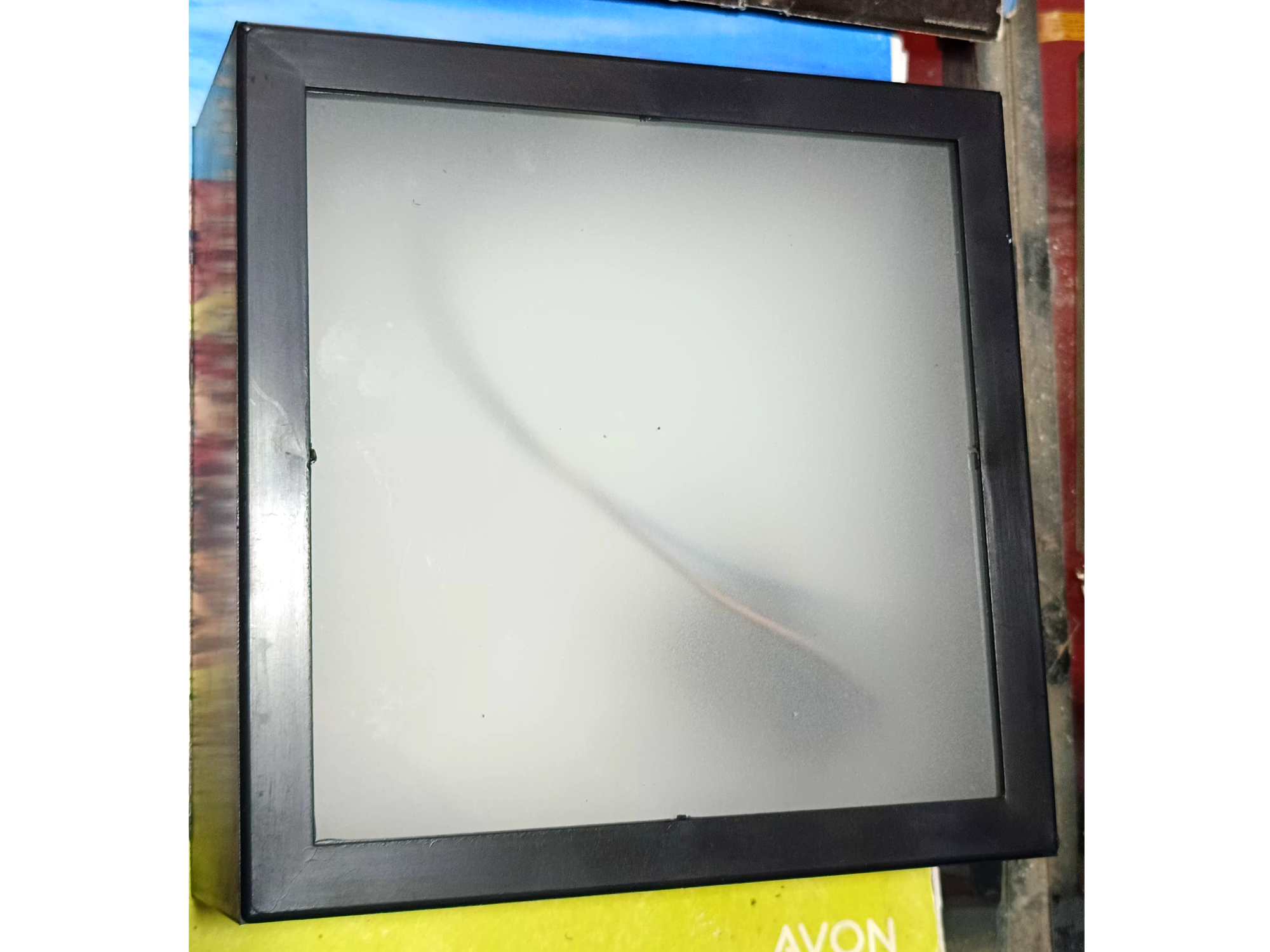 Cuadrada 2 porta. C/ difusor plástico Farol C