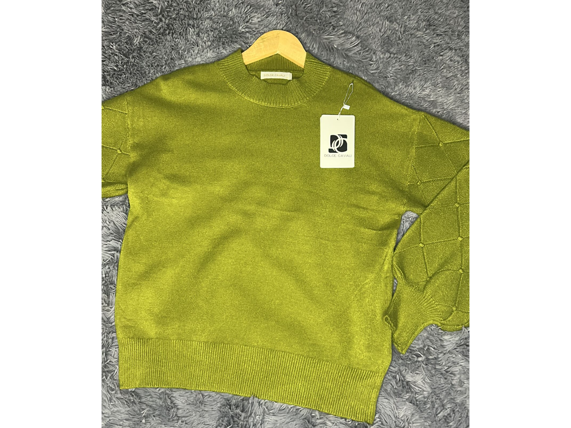 SWEATER  MANGA GLOBO COLOR VERDE(Copia)