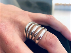 ANILLO PLATA RESORTE