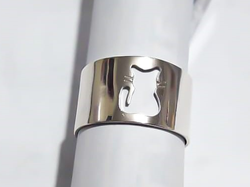 ANILLO SELLO GATO CALADO
