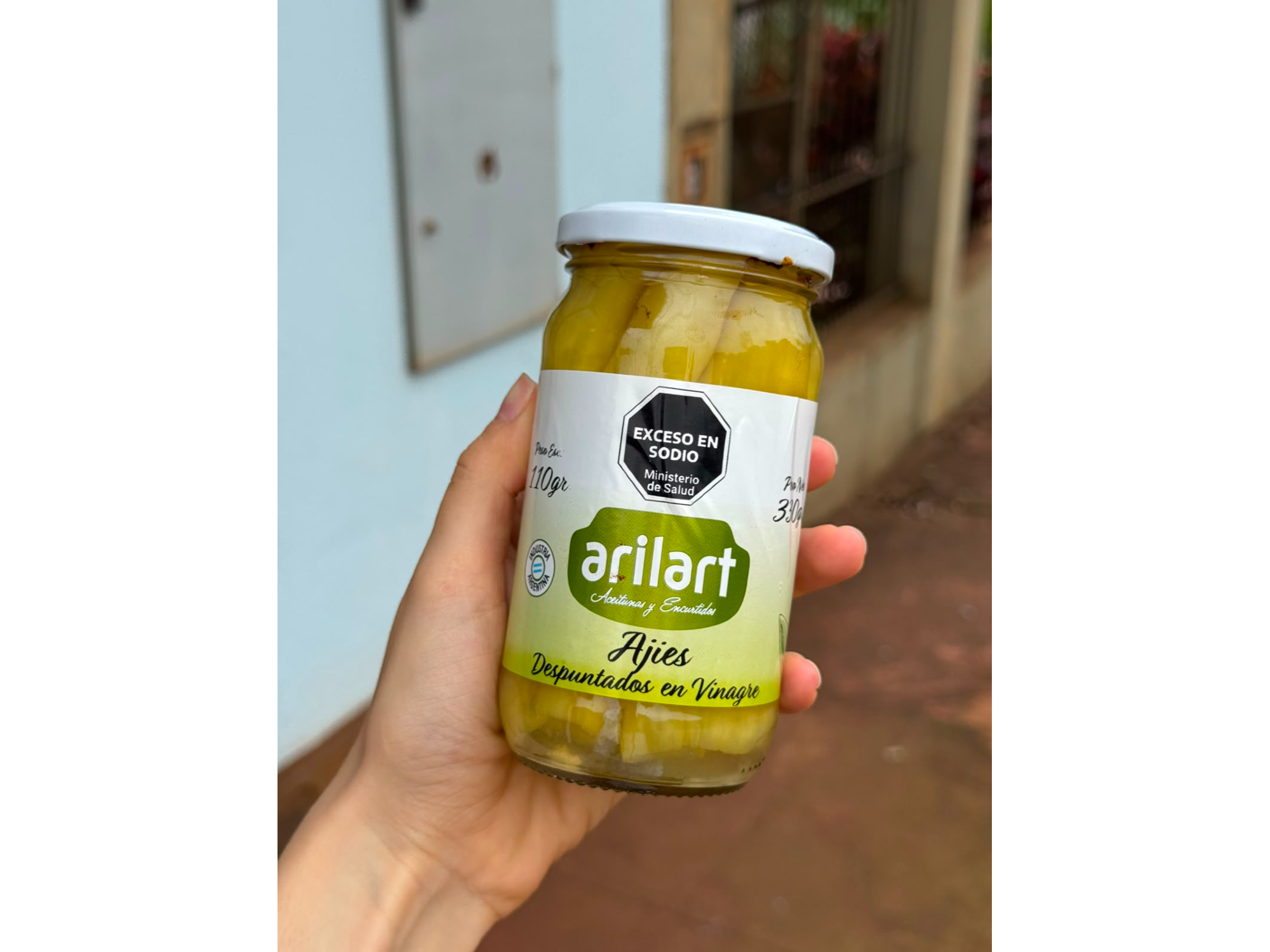 Ajies Despuntados en Vinagre 110gr