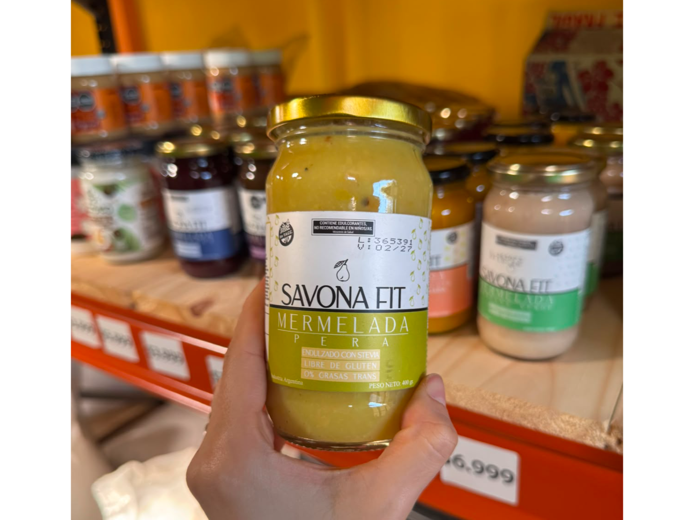 Mermelada de Pera Sin Azúcar 400g