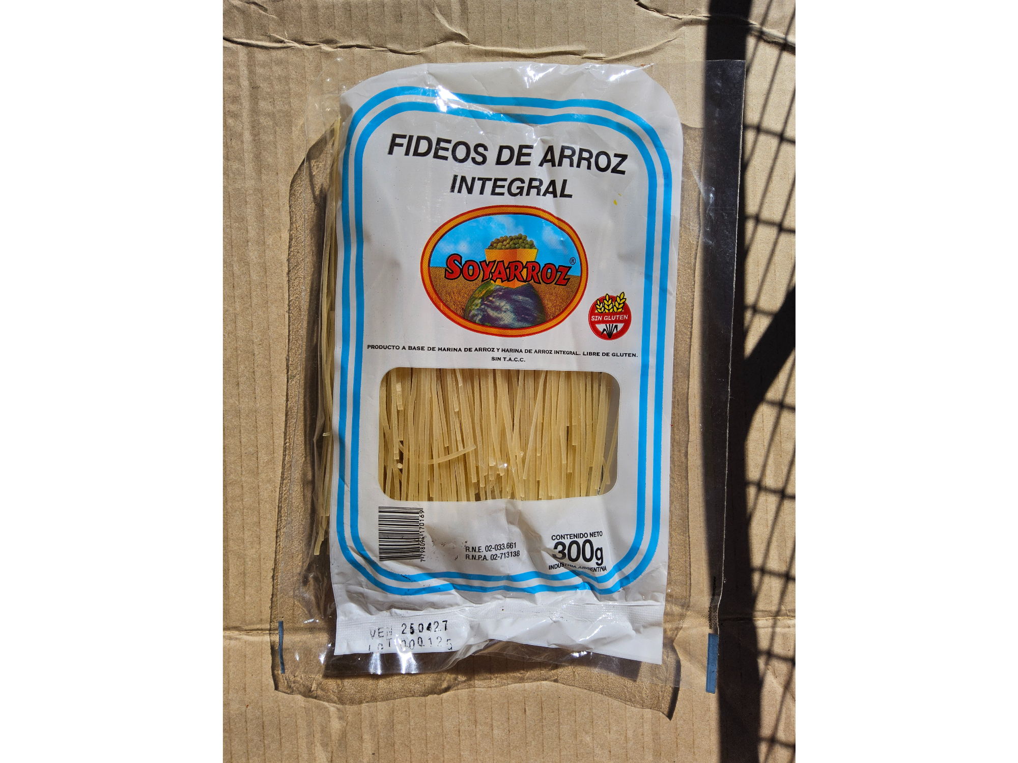 Fideos de Arroz Integral 300g