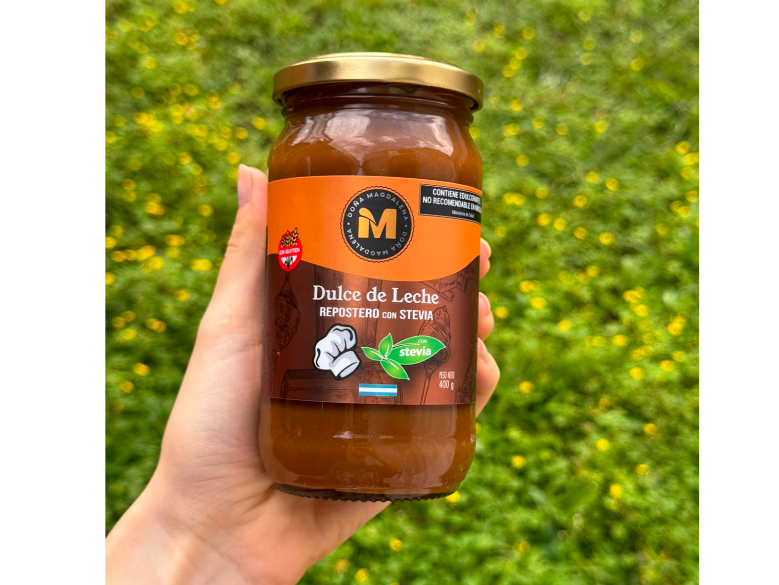 Dulce de leche repostero sin azucar 400g