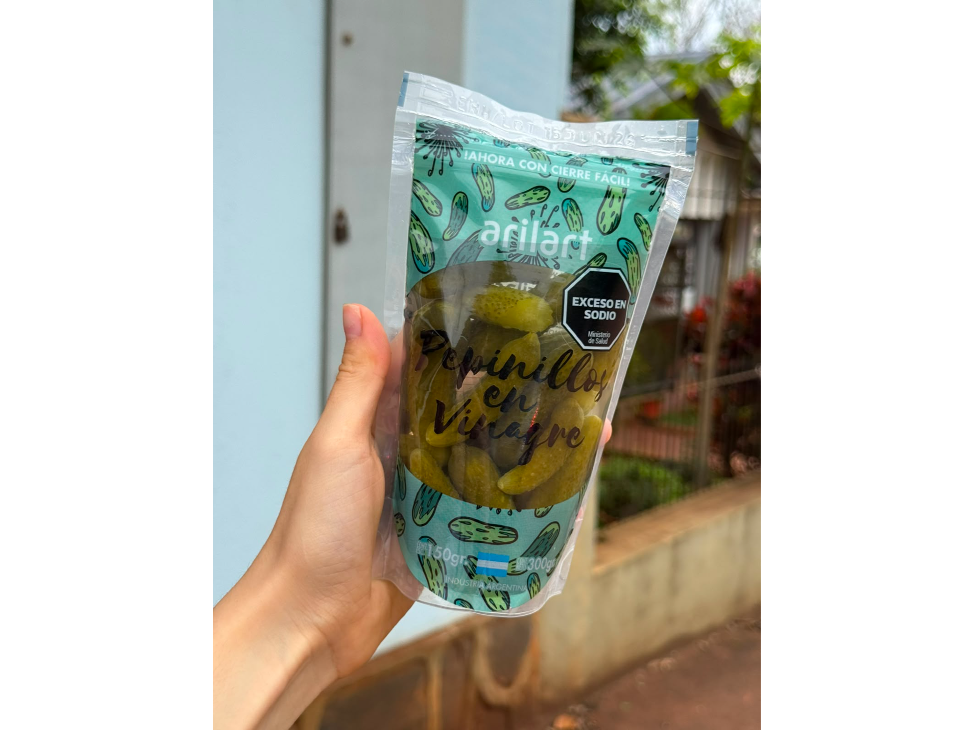 Doypack Pepinillos en Vinagre 180gr