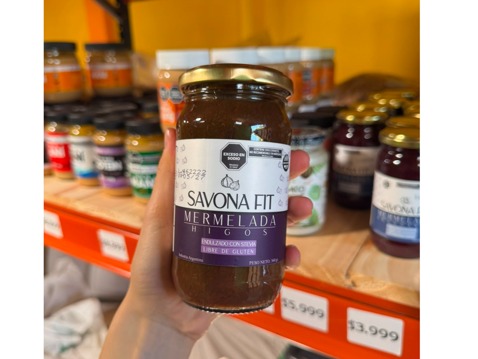 Mermelada de Higos Sin Azúcar 400g