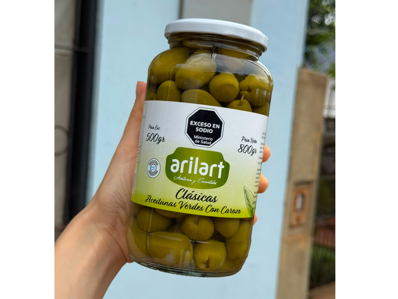 Aceitunas Verdes Enteras Clasicas 500gr