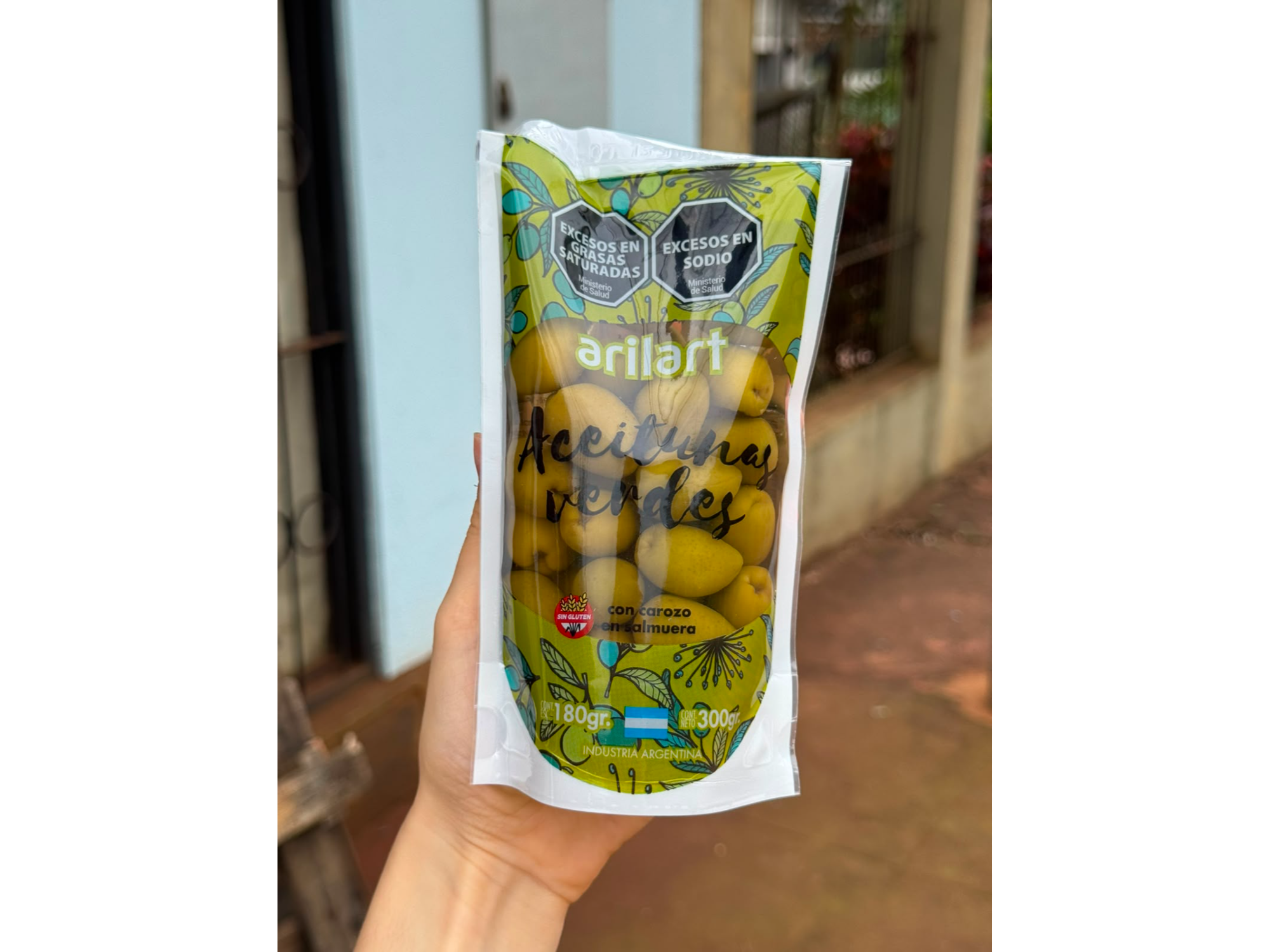 Doypack Aceitunas Verdes Enteras Clasicas 180gr