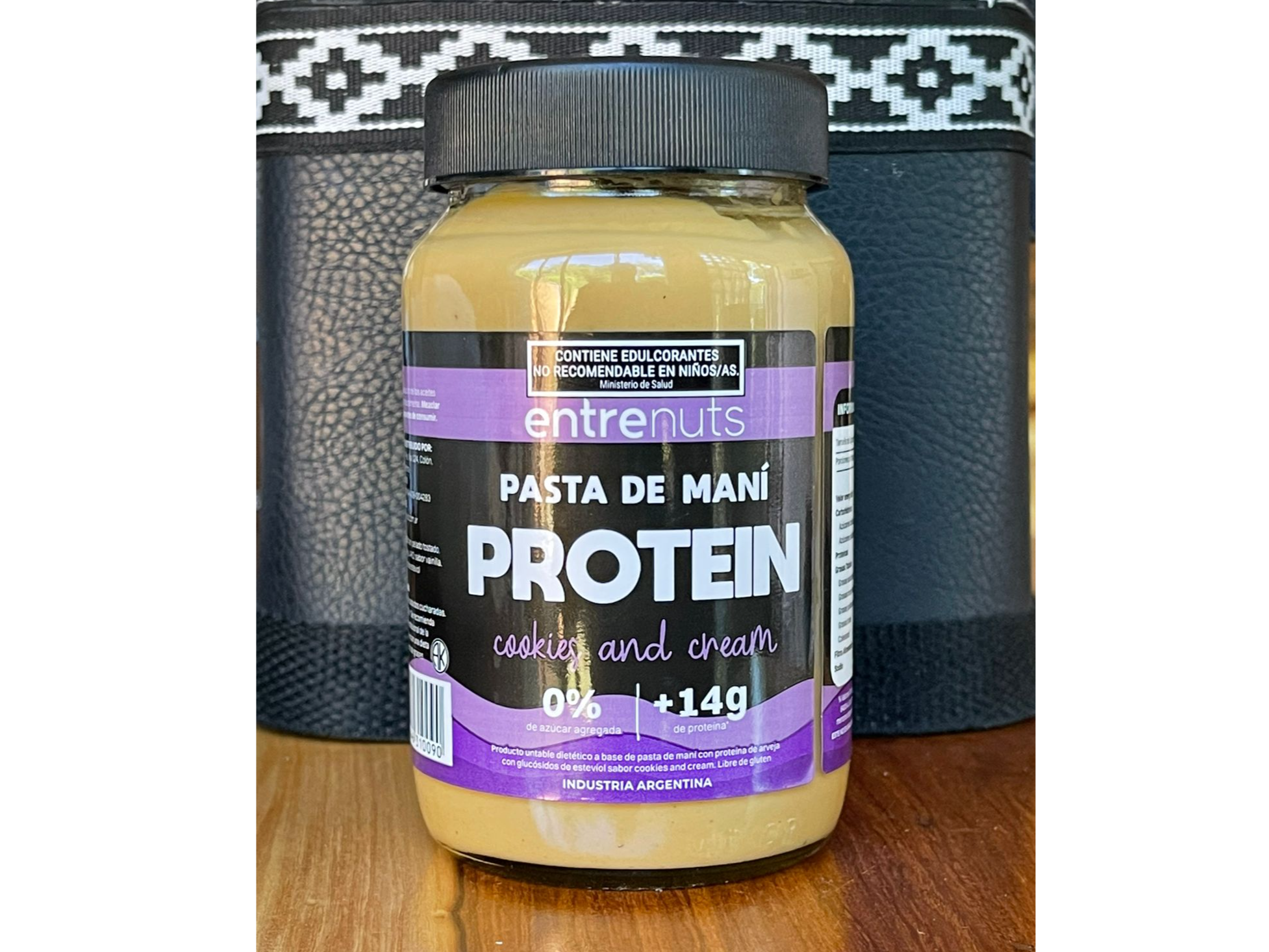 Pasta de maní con extra Proteina sabor Cookies&Cream 350g