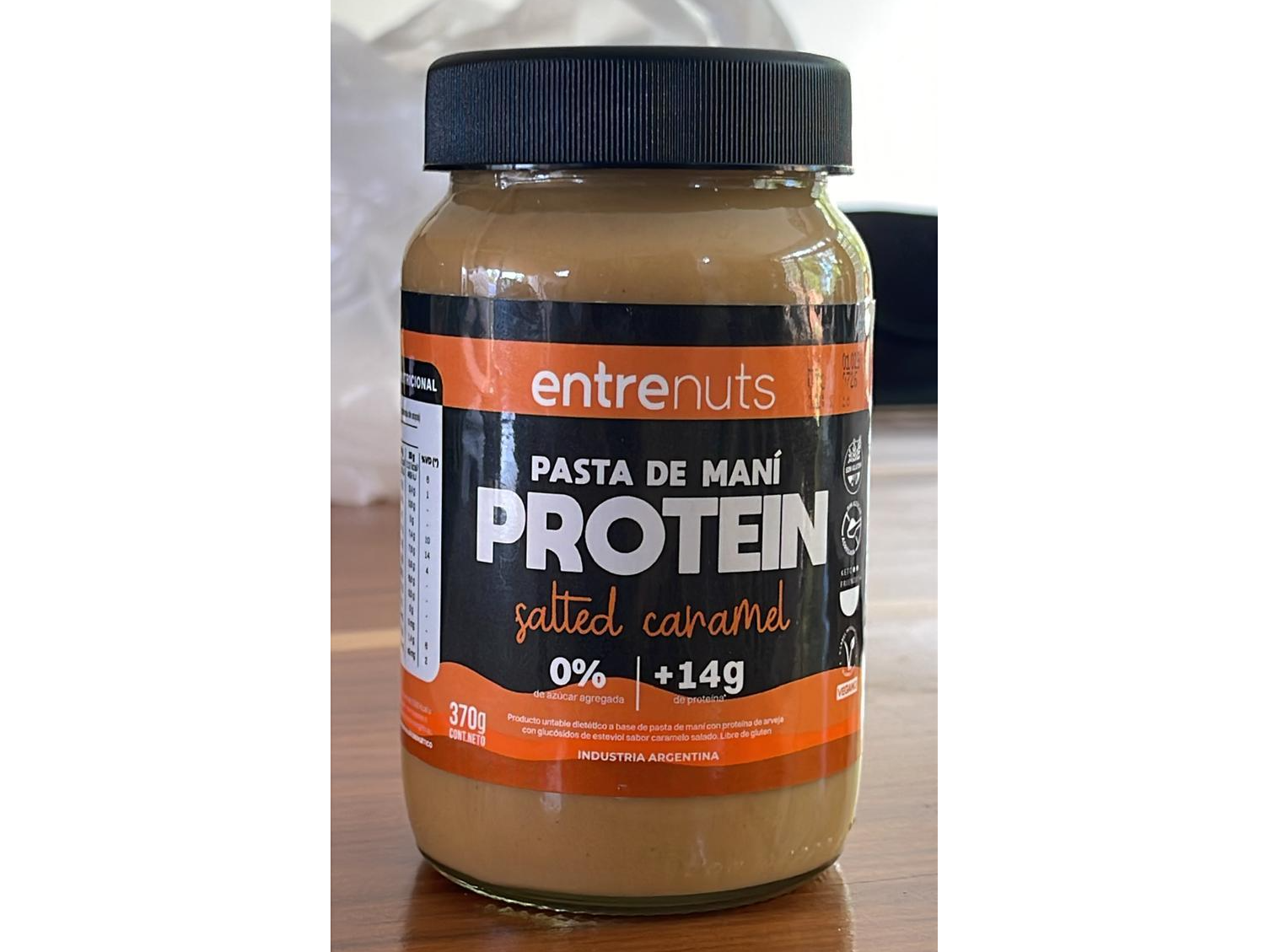 Pasta de maní con extra proteína sabor Caramel 350g