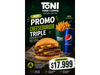 Combo Triple Cheeseburguer