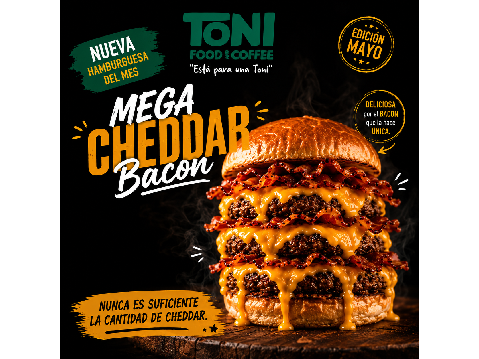 Mega Cheddar Bacon