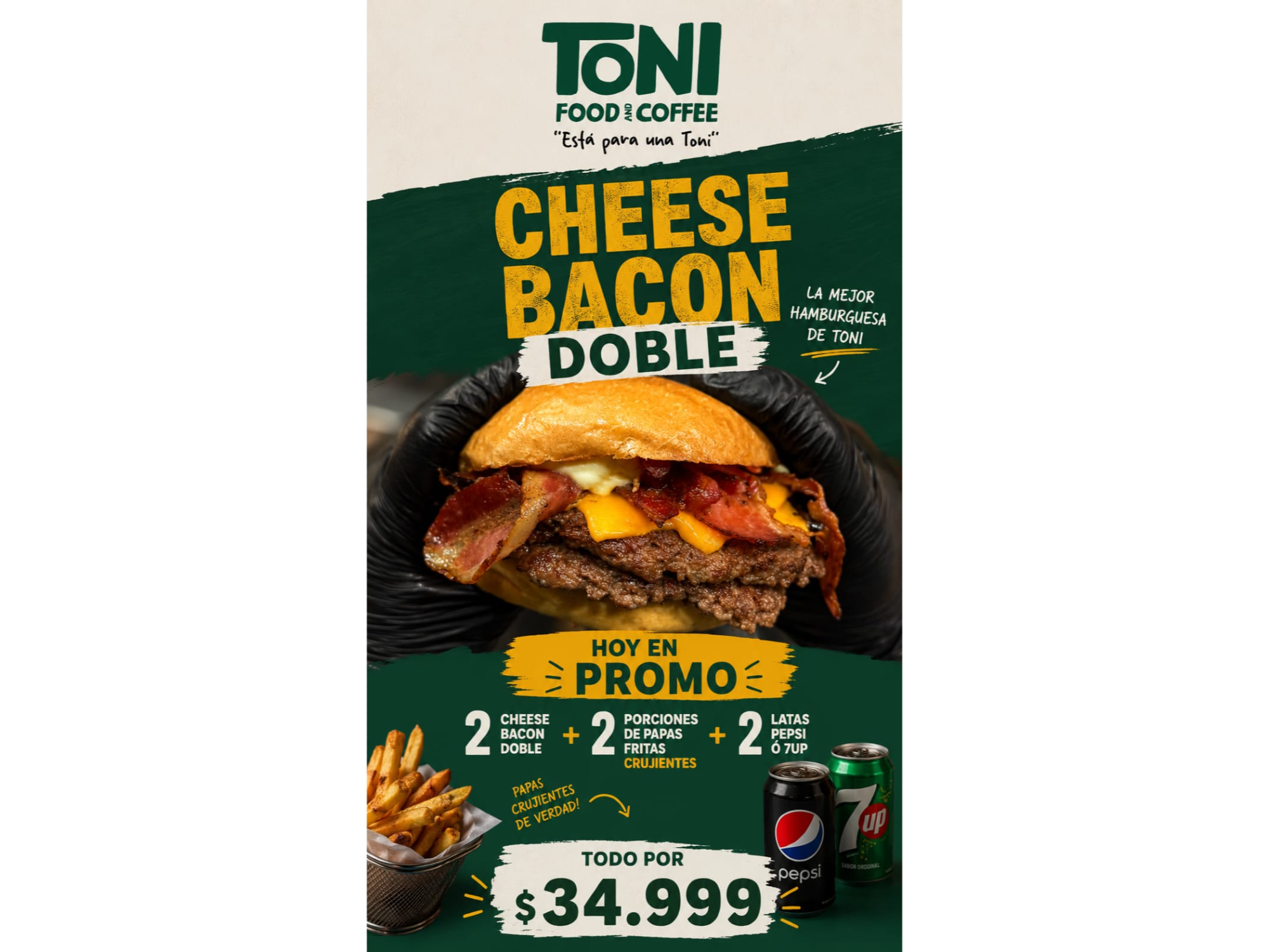 Combo 2 Cheesebacon Dobles
