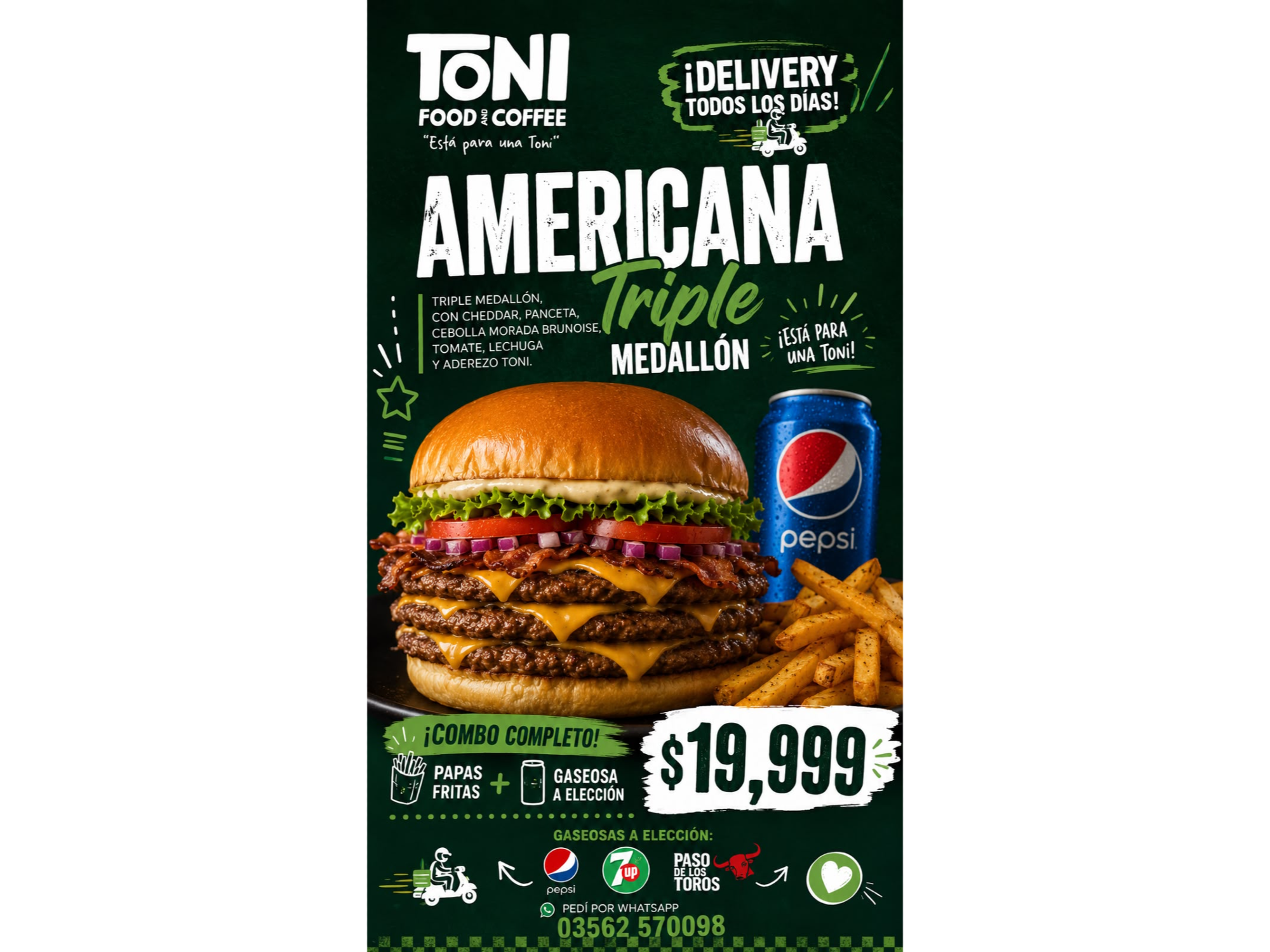 Combo Americana Triple