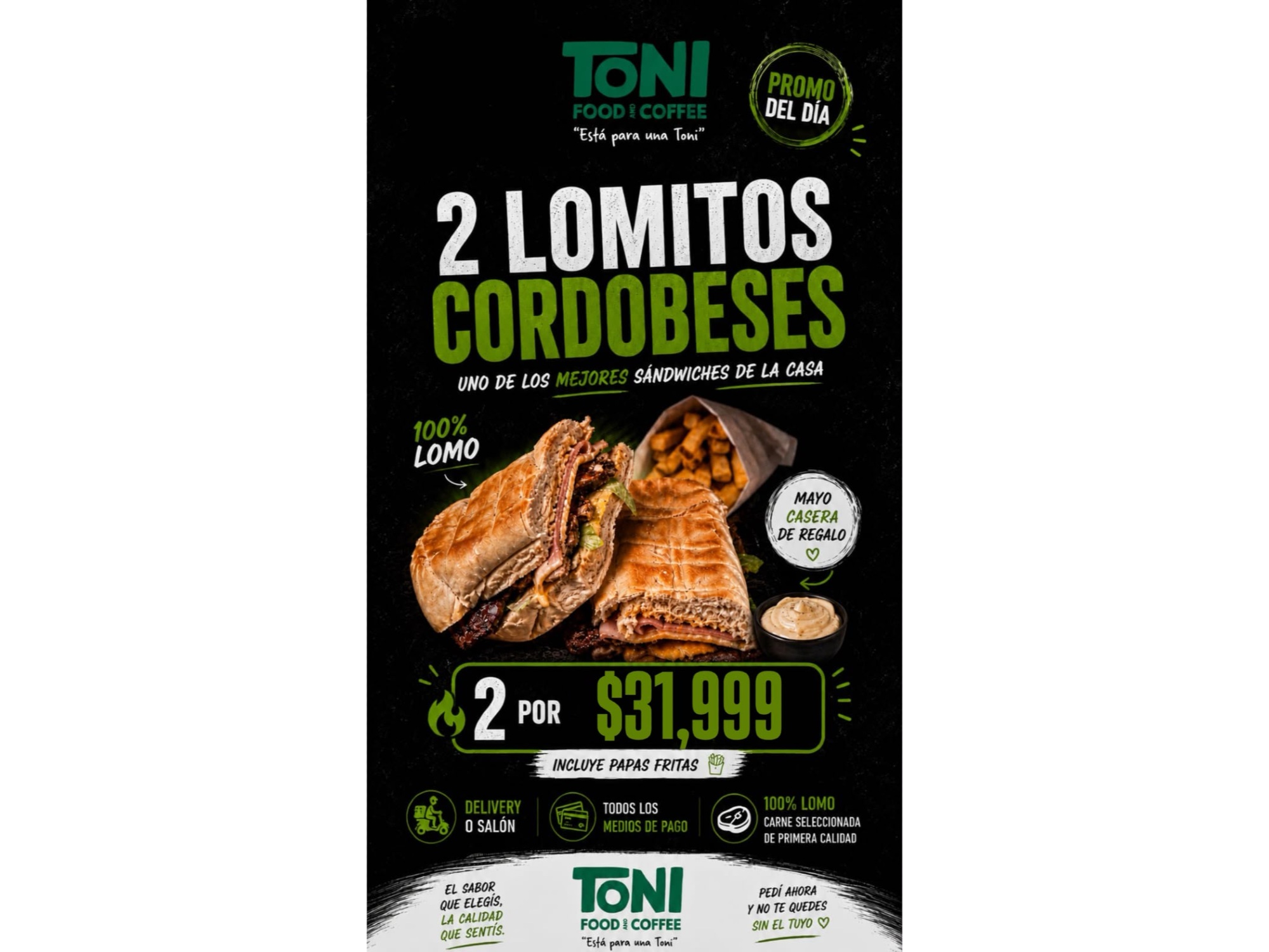2 Lomitos con papas