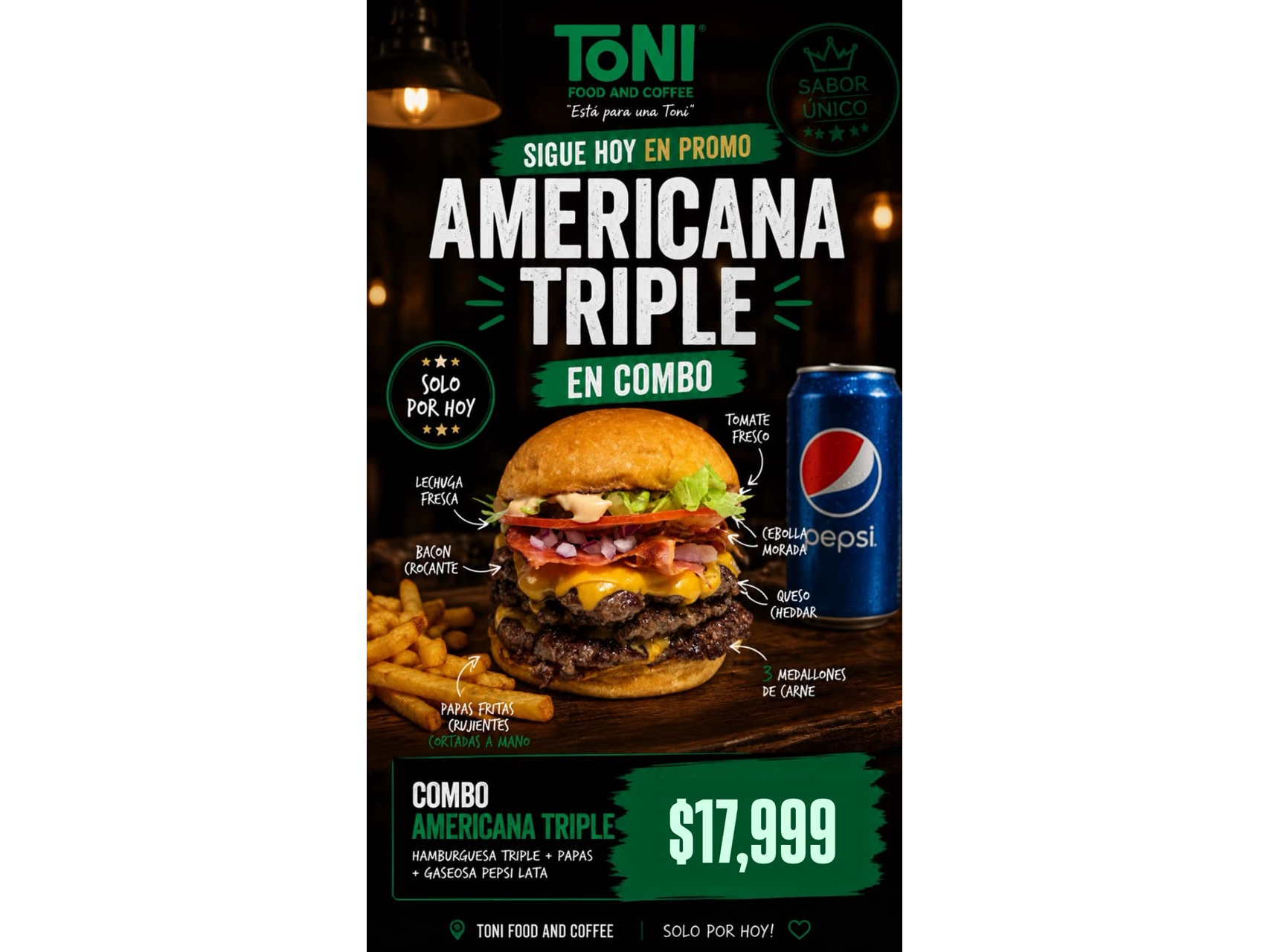 Combo Americana Triple