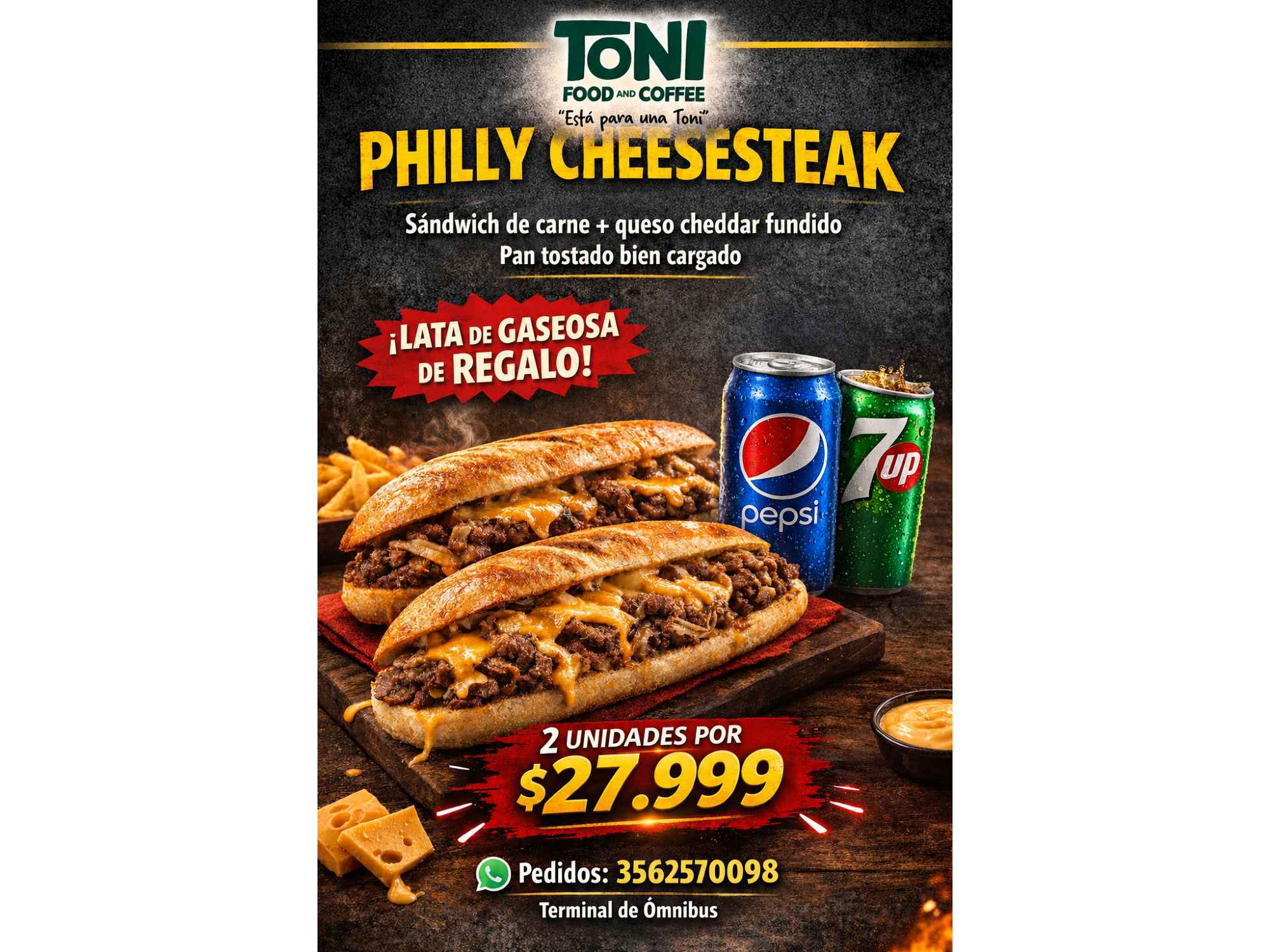 Combo Philly cheestake