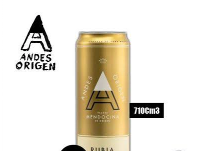 Cerveza Andes Rubia 710cc
