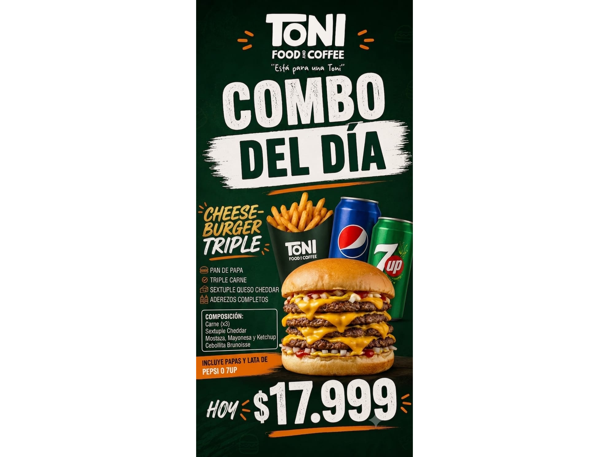 Cheeseburguer triple