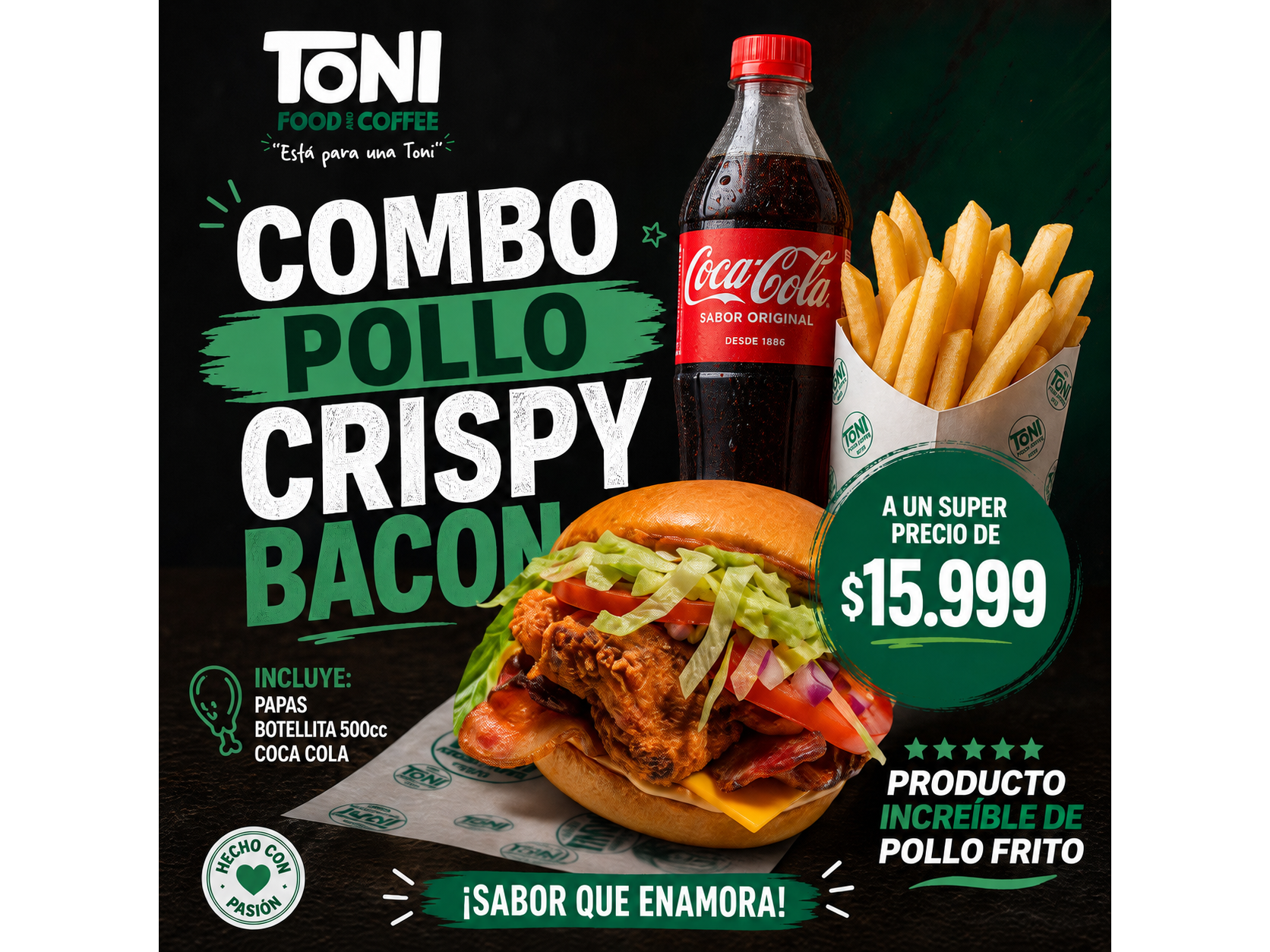 Combo Pollo Crispy Bacon