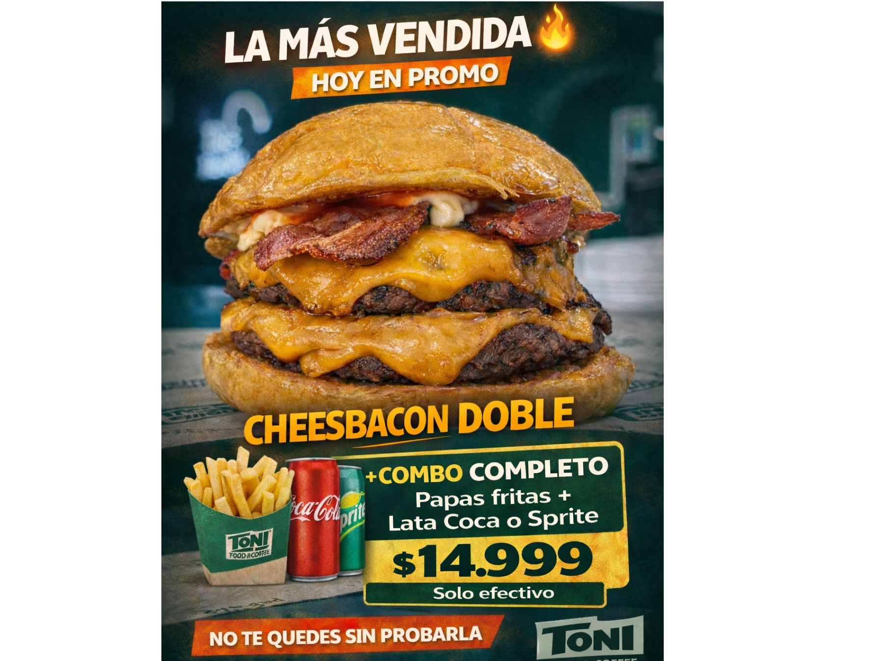 Combo Cheesbacon Doble
