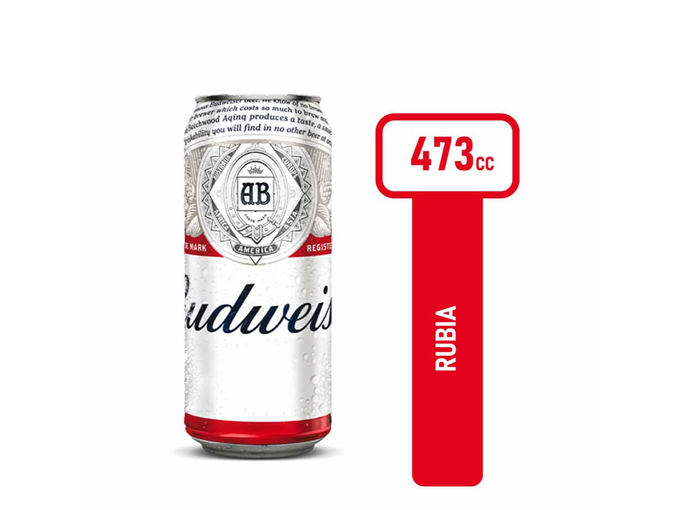 Cerveza Budweiser 473c