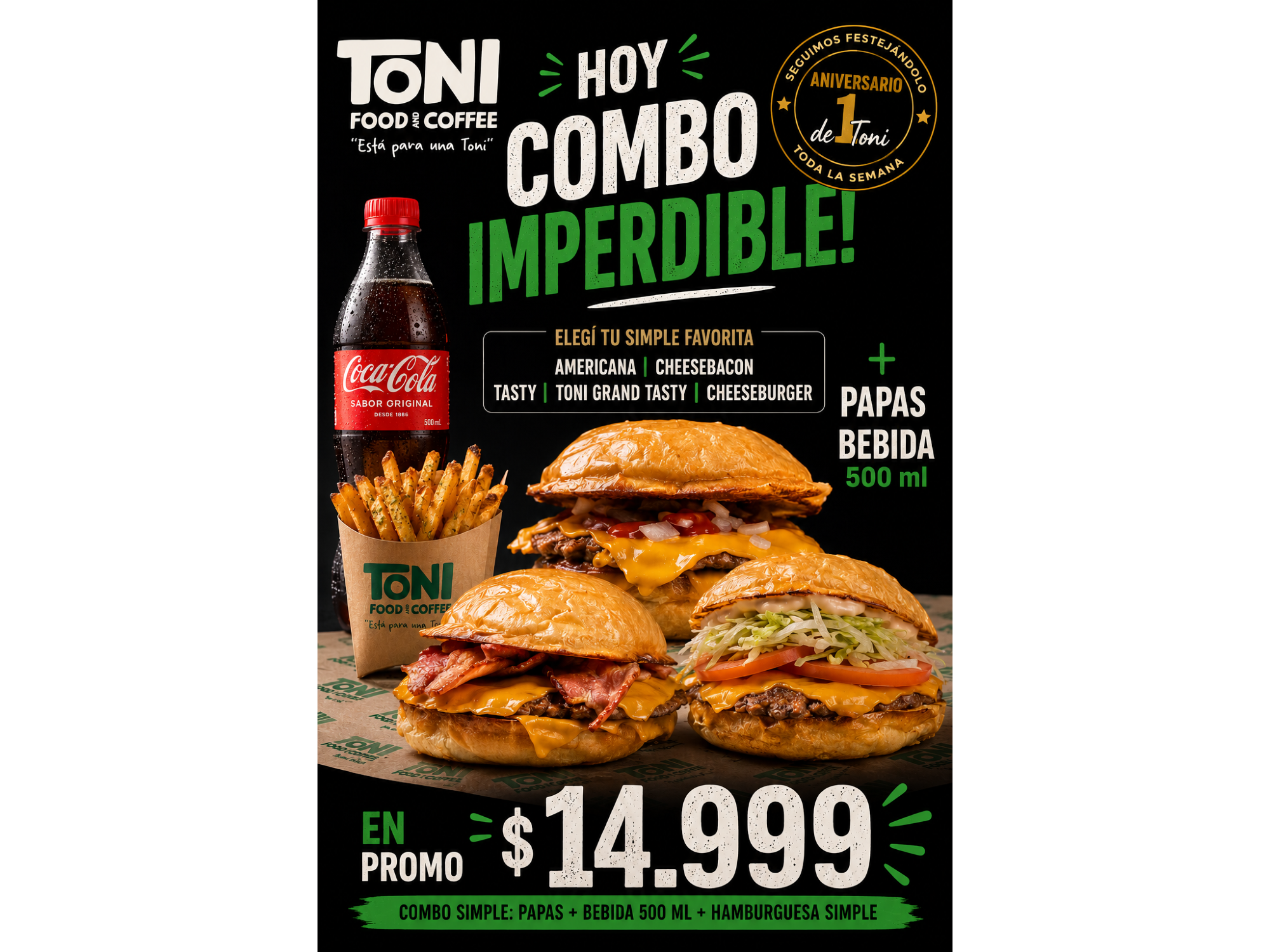 Combo Simple a elección