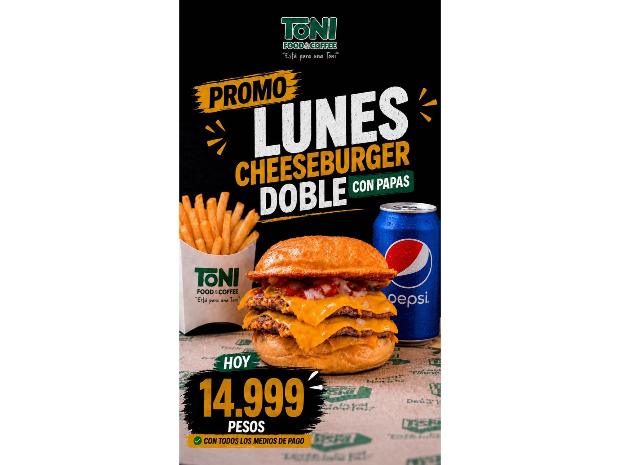 Combo Cheesburger Doble