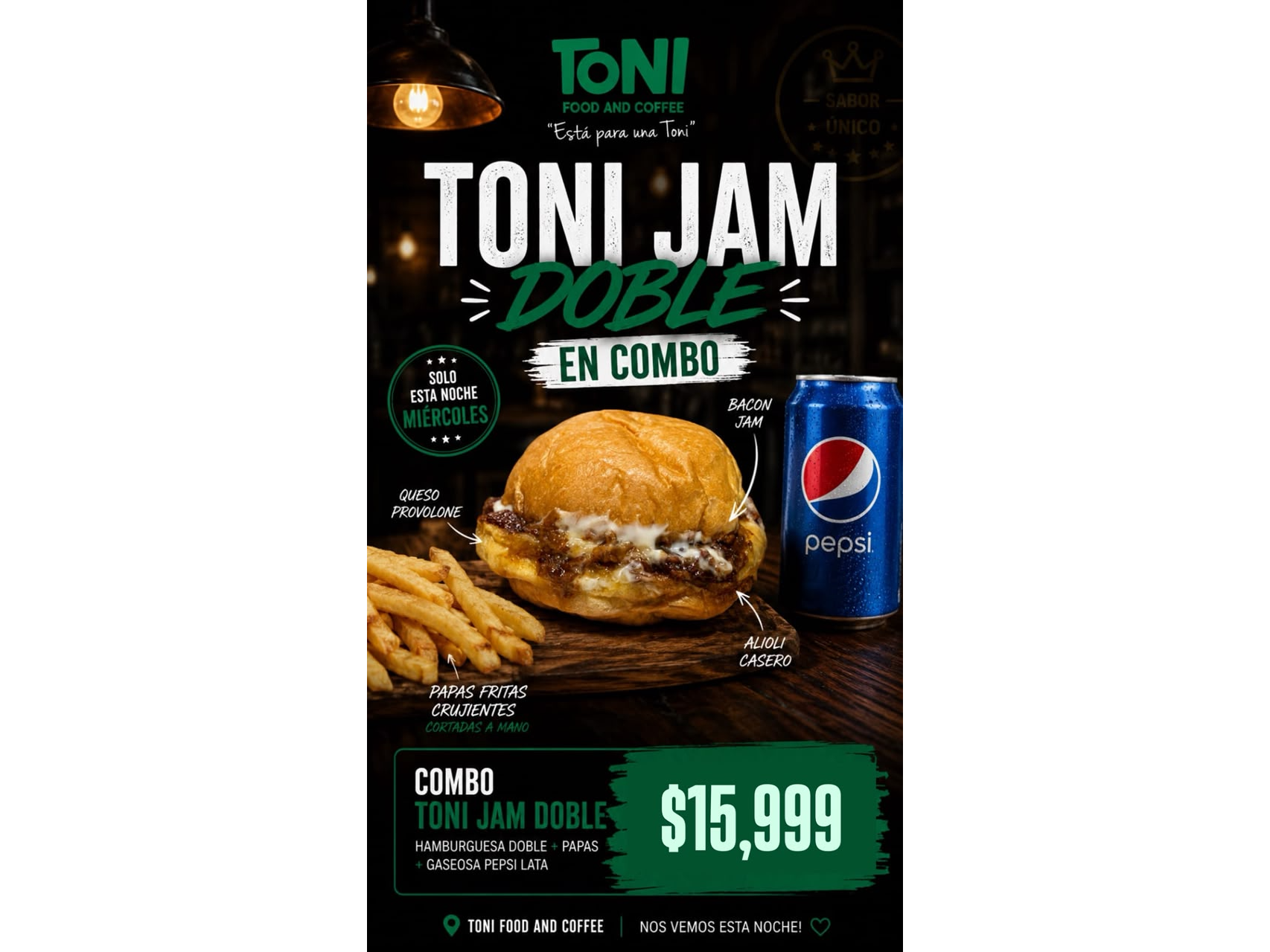 Combo Toni Jam Doble